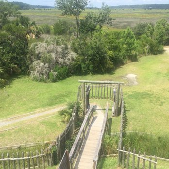 Fort King George Historic Site - View of exterior from blockhouse. - Museums Near Me - Darien, Georgia
