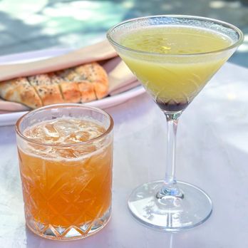 Anatolian Kitchen - Smokey old fashioned & Poseidon's treasure. Photo by @martiwantsmore - Mediterranean Near Me - Palo Alto, California