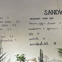 Menu as of 11/30/25