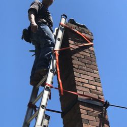 Top To Bottom Chimney Service - Repairing for wood stove cleaning. Safety first!!