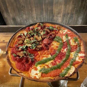 Rubirosa - Small Tie-Dye Pizza - Italian Near Me - New York, New York Rubirosa - Small Tie-Dye Pizza - Italian Near Me - New York, New York