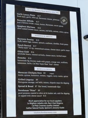 Menu photo 4 Harmony’s Tiny Kitchen Harmony, CA