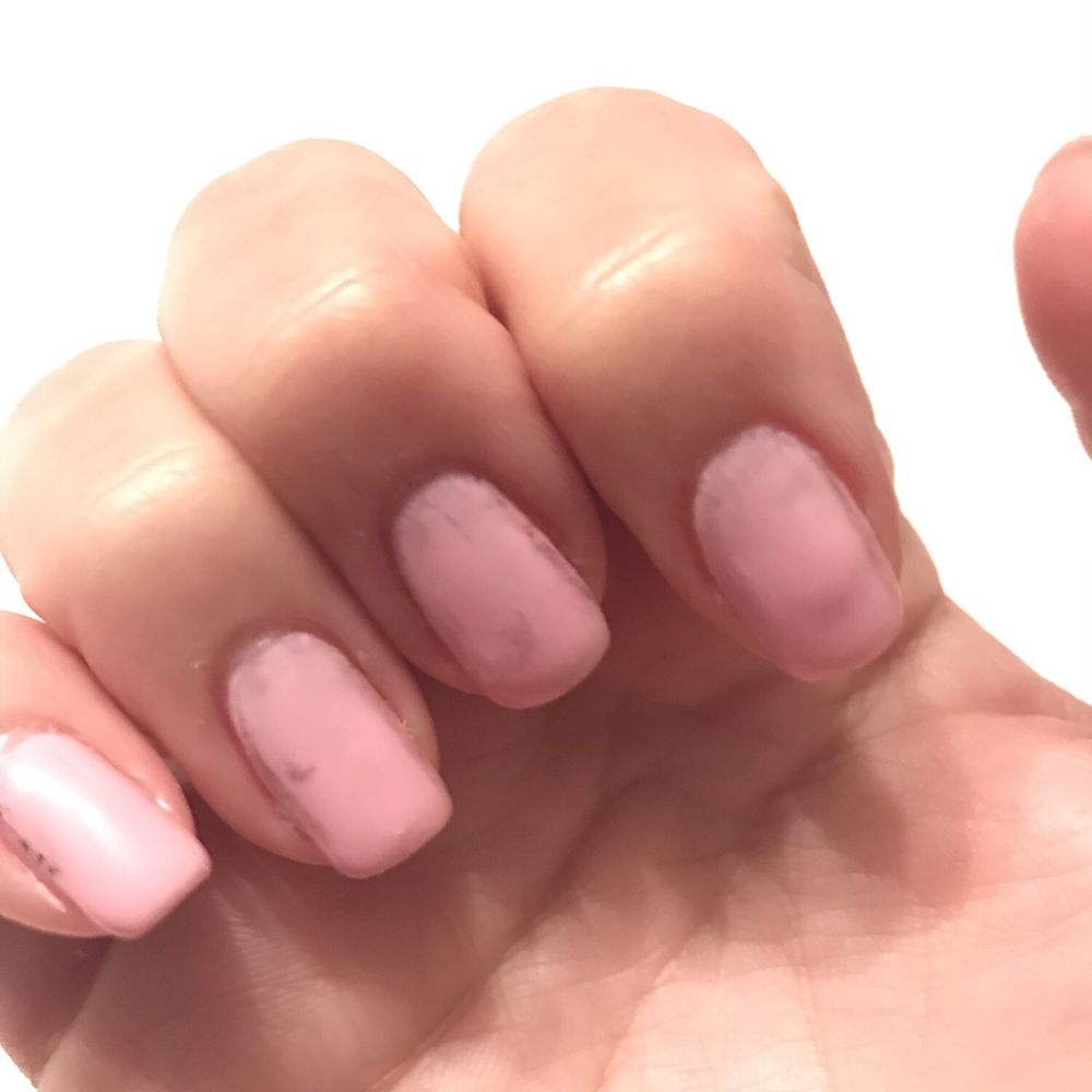 Maite Nails & Skin Spa - Uneven paint on gel manicure! - Nail Salons Near Me - Burlingame, California Maite Nails & Skin Spa - Uneven paint on gel manicure! - Nail Salons Near Me - Burlingame, California