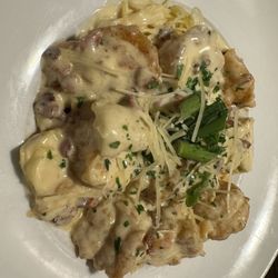 Pasta Grill - Shrimp, artichoke, bacon, pasta