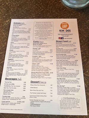 Menu photo 6 Kin Dee Bothell Bothell, WA