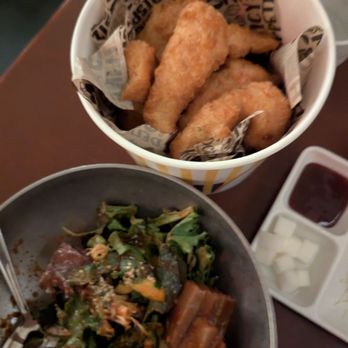 TAL Bistro & Bar - Acorn jelly and chicken tenders - Korean Near Me - New York, New York TAL Bistro & Bar - Acorn jelly and chicken tenders - Korean Near Me - New York, New York