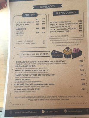 Menu photo 1 The Pitted Date Tulum, ROO Menu photo 1 The Pitted Date Tulum, ROO