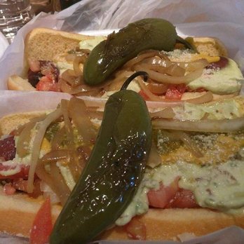 La Raza Hot Dogs - Bacon wrapped dog, crema, carmelized unions, baked jalapenos, avocado cream, parmesan, mustard. - Food Trucks Near Me - Reno, Nevada La Raza Hot Dogs - Bacon wrapped dog, crema, carmelized unions, baked jalapenos, avocado cream, parmesan, mustard. - Food Trucks Near Me - Reno, Nevada