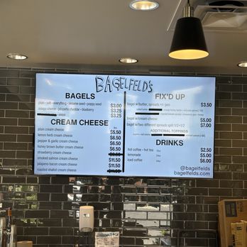 Bagelfeld’s - Menu - Bagels Near Me - Tempe, Arizona