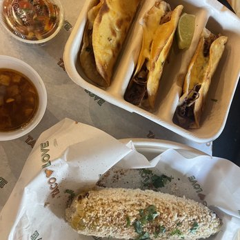 Taco Love - Birria tacos with sauce dip & elote - Tacos Near Me - Davie, Florida Taco Love - Birria tacos with sauce dip & elote - Tacos Near Me - Davie, Florida