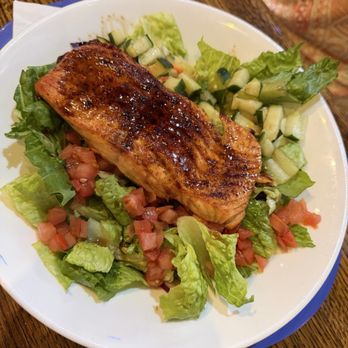 Shrimp Shack - Glazed salmon salad - Seafood Near Me - Fort Myers, Florida Shrimp Shack - Glazed salmon salad - Seafood Near Me - Fort Myers, Florida