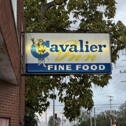 Cavalier Inn - Street Sign