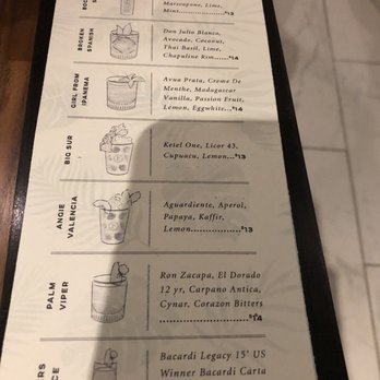 Blossom Bar - Cocktail List - Cocktail Bars Near Me - Brookline, Massachusetts
