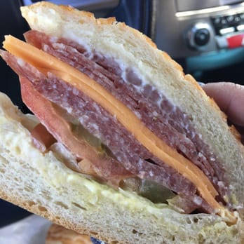 Bara's Deli - Heres my salami with cheddar on dutch crunch - Delis Near Me - San Leandro, California