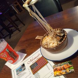 Michaels On the River - Fantastic Crock French Onion Soup marvelous