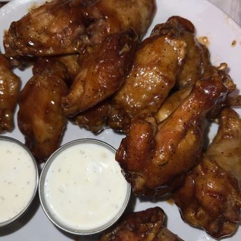 Nancy's Pizza Douglasville - The wings are nicely marinated with Nancy's sweet bbq sauce, the wings are well done and crispy. - Pizza Near Me - Douglasville, Georgia
