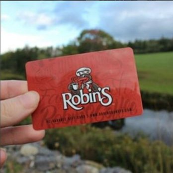 Robin's Donuts - a hand holding a robin's donuts card - Coffee & Tea Near Me - Sydney, Nova Scotia