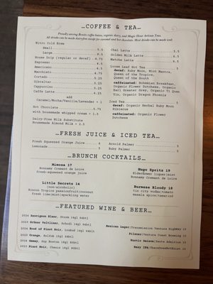 Menu photo 4 The Dutchess Ojai, CA