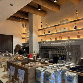 Crafted Tasting Room - Coffee bar area with breakfast foods displayed. - Bars Near Me - Santa Fe, New Mexico Crafted Tasting Room - Coffee bar area with breakfast foods displayed. - Bars Near Me - Santa Fe, New Mexico