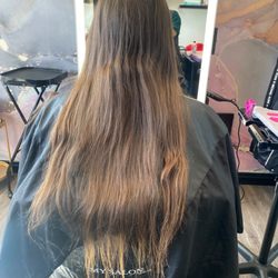 Hair before