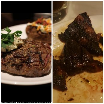 The Red Maple - Their advertisement vs my steak. - American Near Me - Gretna, Louisiana The Red Maple - Their advertisement vs my steak. - American Near Me - Gretna, Louisiana