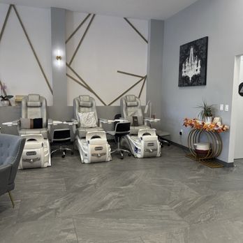OMG Nails & Spa - Pedi area - Nail Salons Near Me - Cupertino, California
