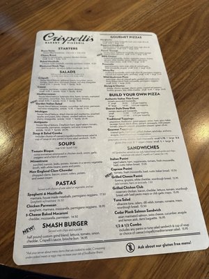 Menu photo 2 Crispelli's Bakery & Pizzeria Clarkston, MI