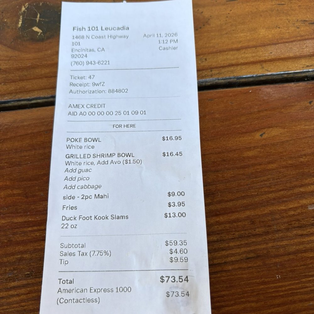 Fish 101 - Seafood Near Me - Encinitas, California