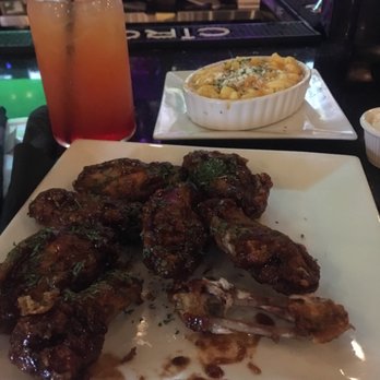 Noir Restaurant & Lounge - Noir signature sauce with Mac and cheese and mai tie!!! - New American Near Me - Baltimore, Maryland Noir Restaurant & Lounge - Noir signature sauce with Mac and cheese and mai tie!!! - New American Near Me - Baltimore, Maryland