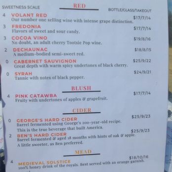 Libations Winery - Wine list - Wineries Near Me - Mercer, Pennsylvania