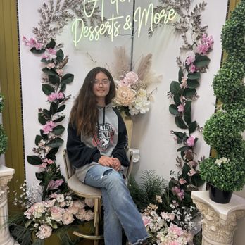 Adonai Desserts And More - Adorable photo op area - Desserts Near Me - Temecula, California Adonai Desserts And More - Adorable photo op area - Desserts Near Me - Temecula, California