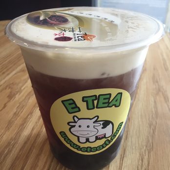 E Tea - Roasted Oolong Creama with Boba. - Bubble Tea Near Me - San Francisco, California E Tea - Roasted Oolong Creama with Boba. - Bubble Tea Near Me - San Francisco, California