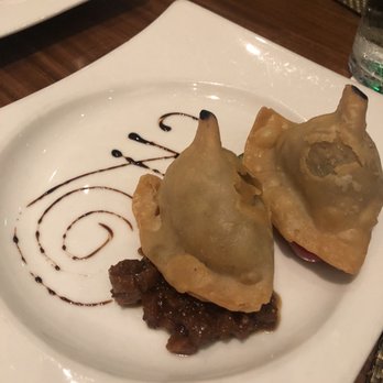 Kiran's - Mushroom and Feta Samosa - Indian Near Me - Houston, Texas Kiran's - Mushroom and Feta Samosa - Indian Near Me - Houston, Texas