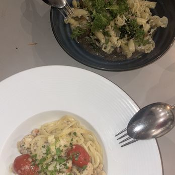 Quiora - Mushroom Campanelle + spaghetti carbonara - Italian Near Me - Honolulu, Hawaii Quiora - Mushroom Campanelle + spaghetti carbonara - Italian Near Me - Honolulu, Hawaii