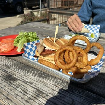 b² Taphouse & Brewery - BLT with onion rings - Bars Near Me - Salem, Oregon b² Taphouse & Brewery - BLT with onion rings - Bars Near Me - Salem, Oregon