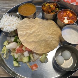 Vegetarian thali!