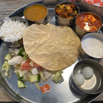 Saffron Indian Bistro - Vegetarian thali! - Indian Near Me - Banff, Alberta