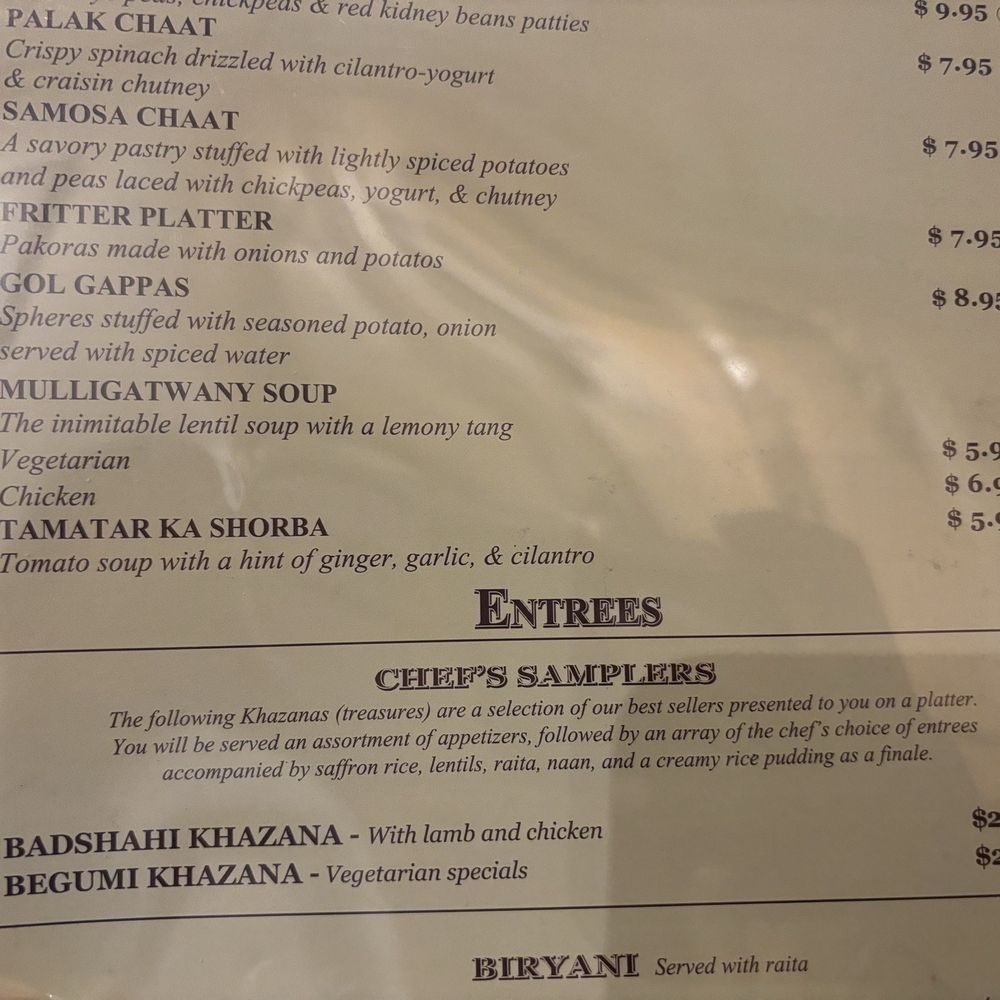 Passage to India - Get the begumi Khazana Lunch Specialty, Thali - generous portion! - Indian Near Me - Bethesda, Maryland Passage to India - Get the begumi Khazana Lunch Specialty, Thali - generous portion! - Indian Near Me - Bethesda, Maryland