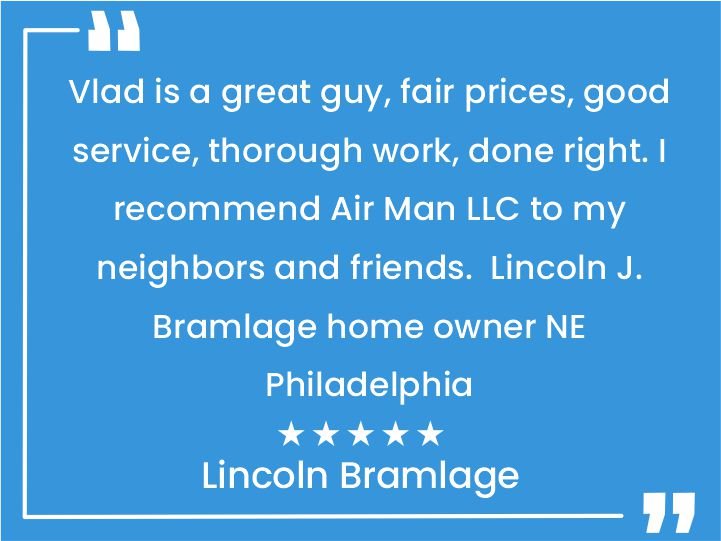 Slide of Air Man HVAC