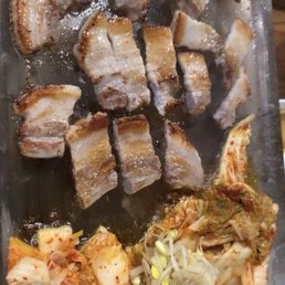Soybean paste pork belly