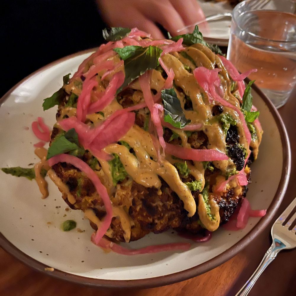 Delbar - Atlanta - whole roasted cauliflower - Middle Eastern Near Me - Atlanta, Georgia Delbar - Atlanta - whole roasted cauliflower - Middle Eastern Near Me - Atlanta, Georgia