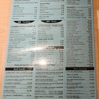 Yanagi Sushi - Menu - Japanese Near Me - Honolulu, Hawaii Yanagi Sushi - Menu - Japanese Near Me - Honolulu, Hawaii