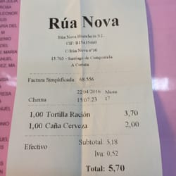 Ruanova Hosteleria - La ración de tortilla es abundante.