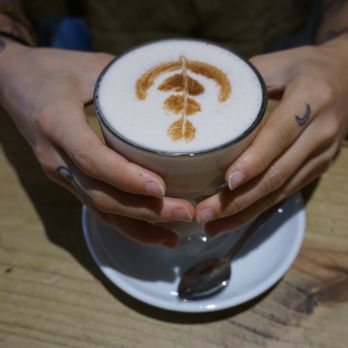 Threefold Cafe - Almond milk chai latte IG: a_cuteangleeats - Breakfast & Brunch Near Me - Coral Gables, Florida