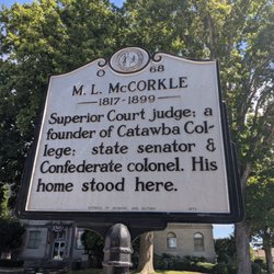 ML McCorkle Historical Marker - M.L. McCorkle Historical Marker, Newton