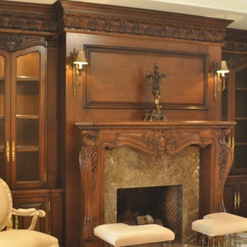 French Fireplace Mantel And Bookcases Yelp