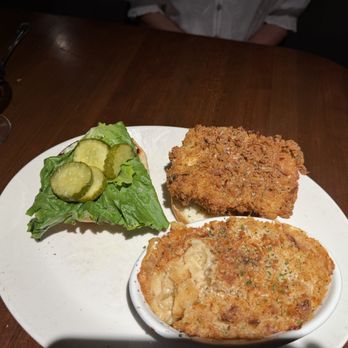 J. Alexander's - Crispy fried fish sandwich with NYO mac and cheese - Steakhouses Near Me - Plantation, Florida J. Alexander's - Crispy fried fish sandwich with NYO mac and cheese - Steakhouses Near Me - Plantation, Florida