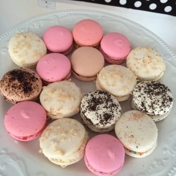 CC's Macarons and Desserts - The best loved them I ordered.             Coconut-strawberry-coffee-pistachio-salted Caramel -cookies n cream- - Macarons Near Me