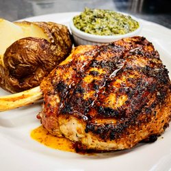 The Cafe on 26 - Grilled French Cut Pork Chop