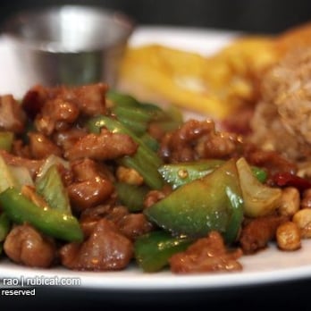 Fusion Taste - lunch special - szechuan spicy peanut chicken. - Chinese Near Me - Arlington, Massachusetts